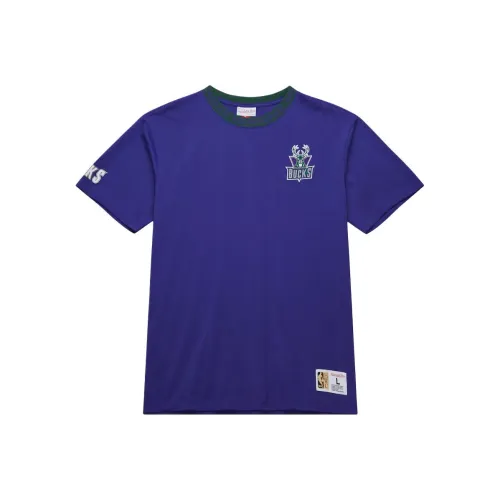 Mitchell & Ness x NBA Milwaukee Bucks T Shirt Men's Dark Blue