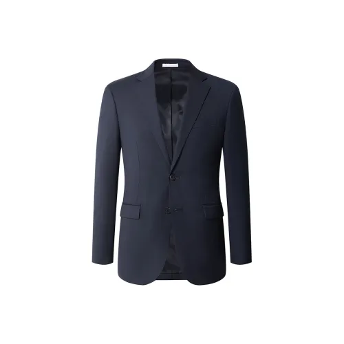 ZIOZIA x TONGQINNANZHUANG Spring Business Suit Men's Navy Blue