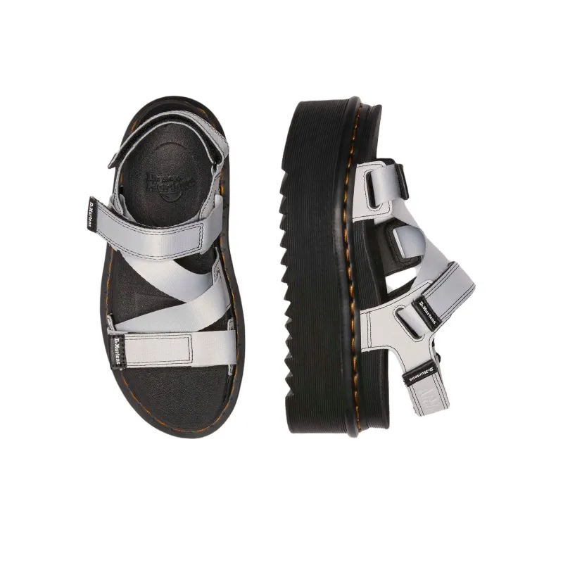 Dr.Martens Kimber II One Strap Sandals Women's Dusty Gray-4