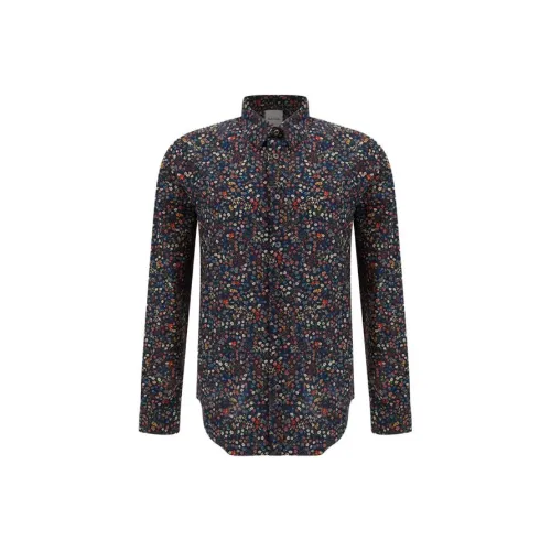 Paul Smith Floral-Printed Long Sleeved Buttoned Shirt