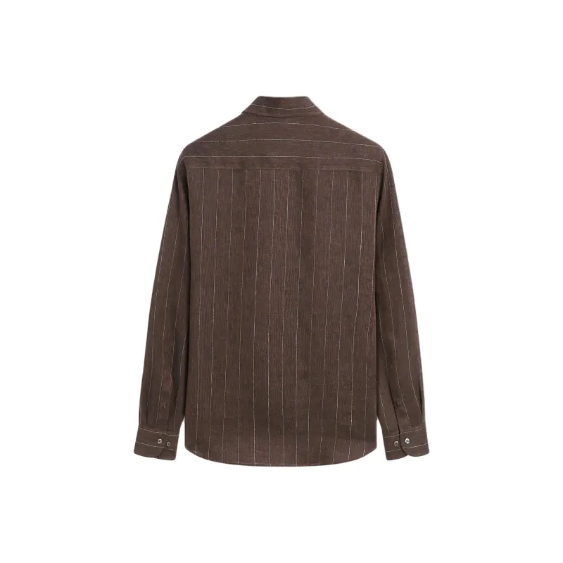 Massimo Dutti Shirt Men's Brown-1