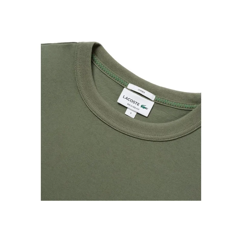 LACOSTE T Shirt Unisex Army Green-1