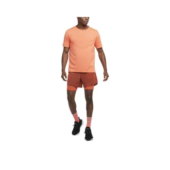 Nike RISE 365Dri Fit T Shirt Men's Light Wild Mango Yellow