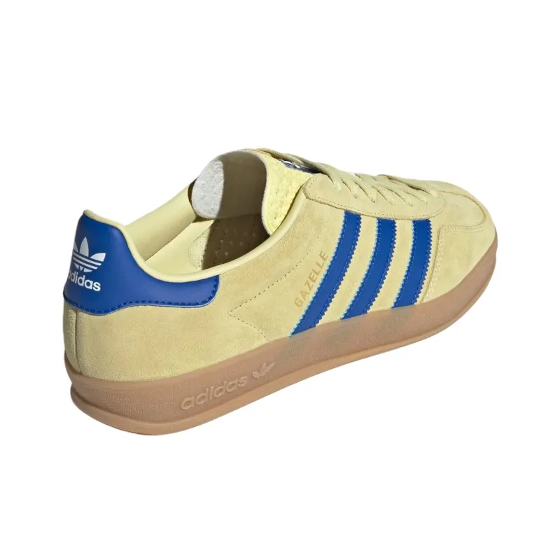 Adidas Originals Gazelle Indoor Powder Yellow Royal Blue-3