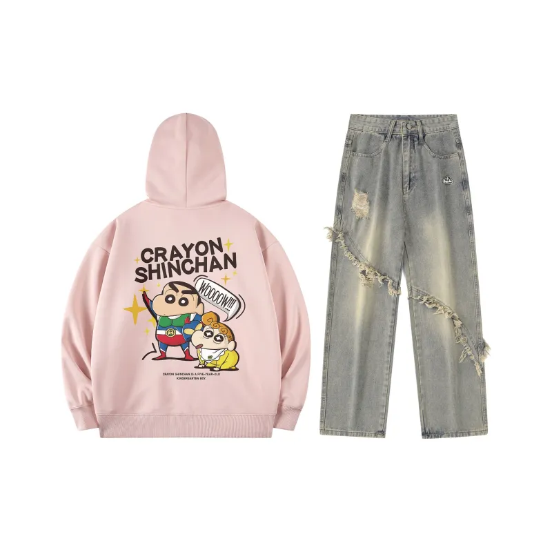 Crayon Shinchan Sweatshirt Set Unisex-19