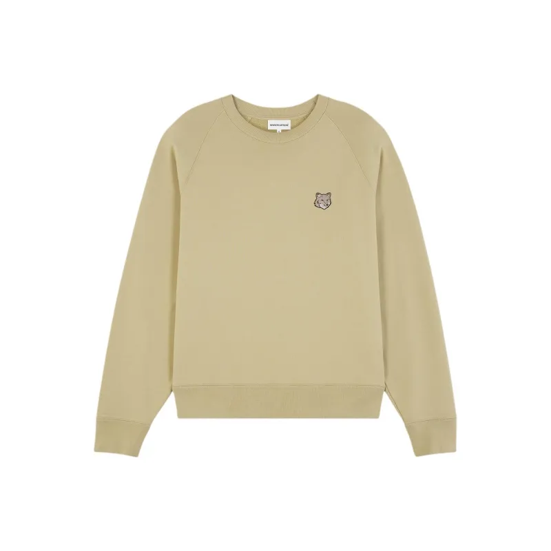 Maison Kitsune Bold Fox Head Patch Oversized Sweatshirt-0