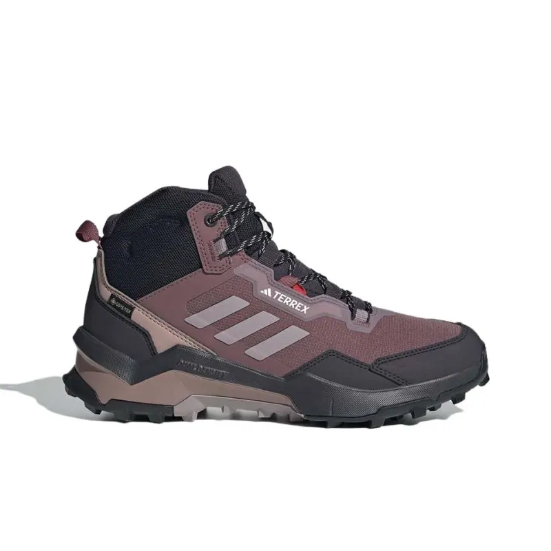 Adidas Terrex Ax4 Anti Slip Wear Resistant Mid Top Hiking Shoes Women's Red-1