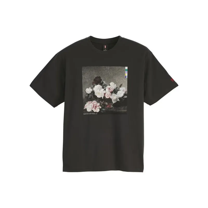 Levis New Order Collaboration T-Shirts Unisex Black-0