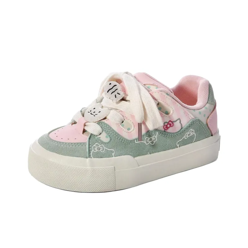 Circle Small Height Increasing, Balance, Lightweight, And Breathable Low Top Canvas Shoes Women's-1