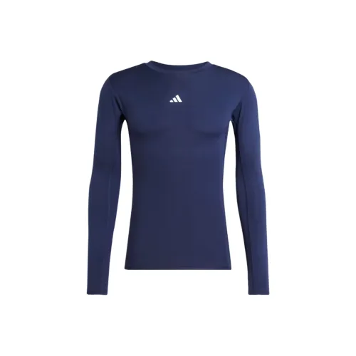 Adidas Free Shipping With AdiClub Techfit Compression Training Long Sleeve Tee