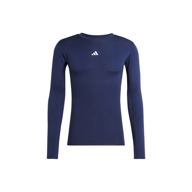 Adidas Free Shipping With AdiClub Techfit Compression Training Long Sleeve Tee-0