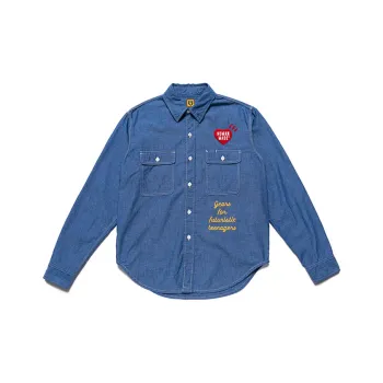 HUMAN MADE Shirts Men Blue