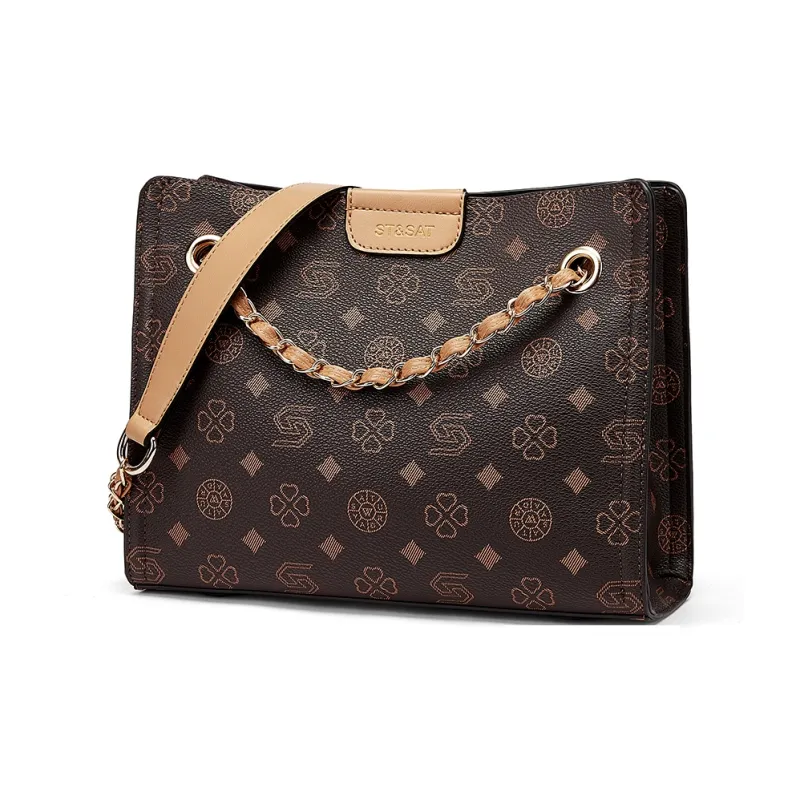 ST&SAT Synthetic Leather Shoulder Bag Women's Multicolor-1