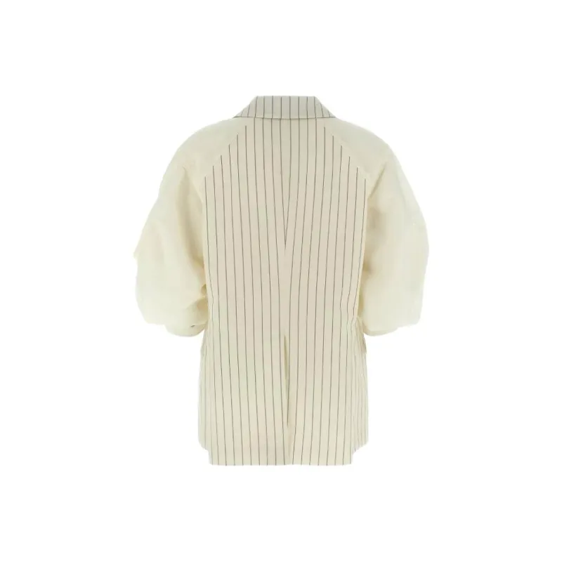 Sacai Striped Panelled Blazer-1