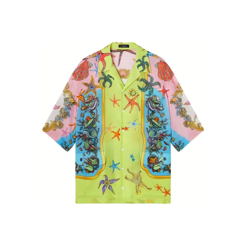 VERSACE VERSACE SS22 Shirt Men's Yellow-0