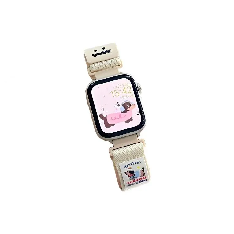 Fly Apple Compatibility Watch Band 145~200mm Fabric Material-3