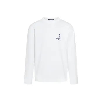 Jacquemus Fisherman Embroidered Long Sleeved T Shirt