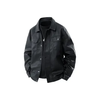 HOZZS Jackets Coats Unisex Black