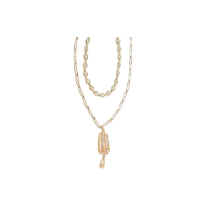 WEEKEND MaxMara Metal Necklaces Women's Gold-1