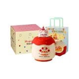 [with Gift Bag]Red Kitten Birthday Theme Ceramic Cup