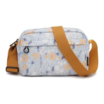 FIDO DIDO Waterproof Fabric Shoulder Bag Medium Size Women's Multicolor