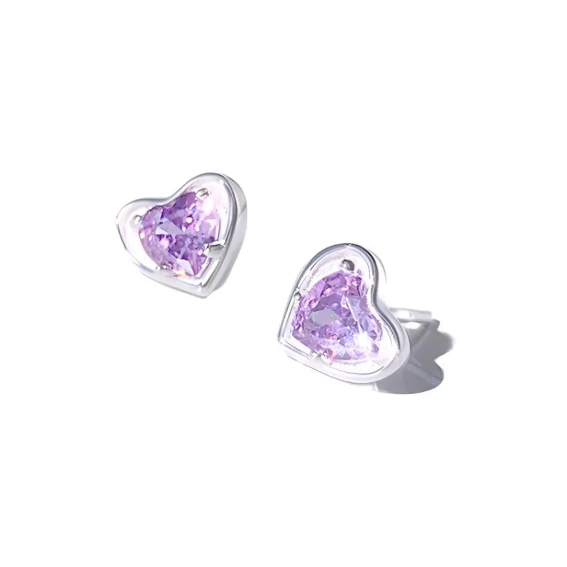 BING STUDIO 925 Sterling Silver Needle Stud Earrings Women's-9