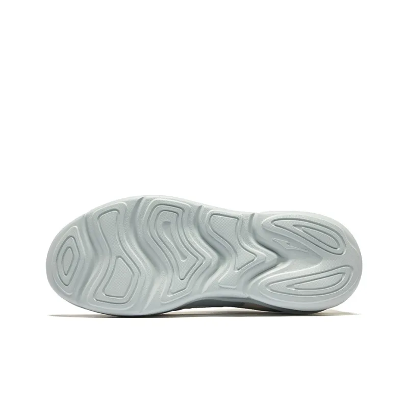 Erke Abrasion Resistant Breathable Low Top Casual Shoes Men's Microcrystal White Wild Gray-4