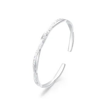 Lao Feng Xiang 999 Fine Silver Sterling Silver Bracelets Women's