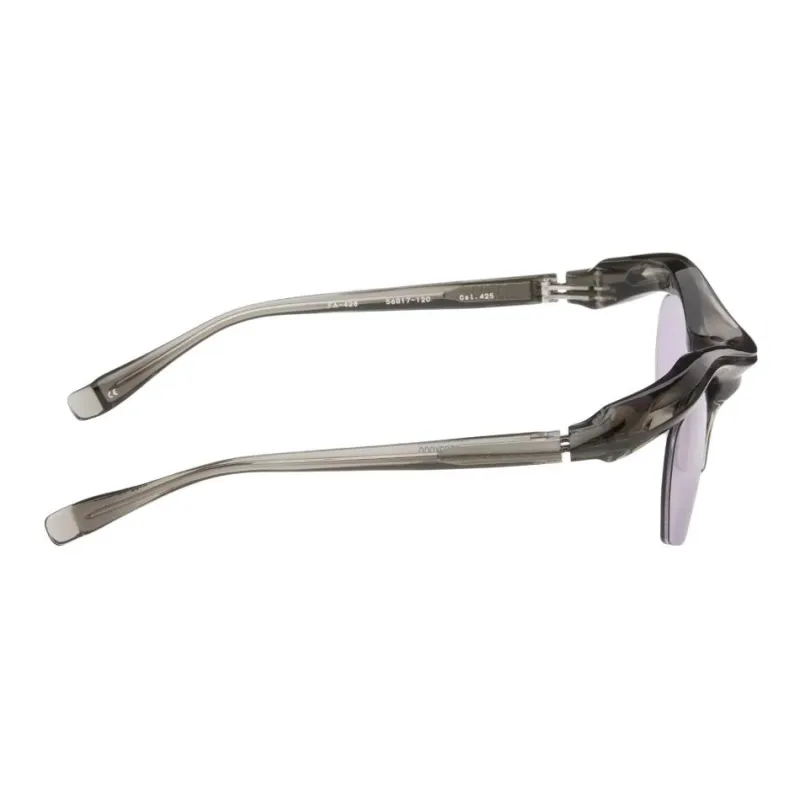 Factory900 Acetate Irregular Shape Sunglasses Unisex Gray-1