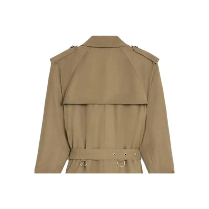 CELINE Trench Coats Men Brown-2