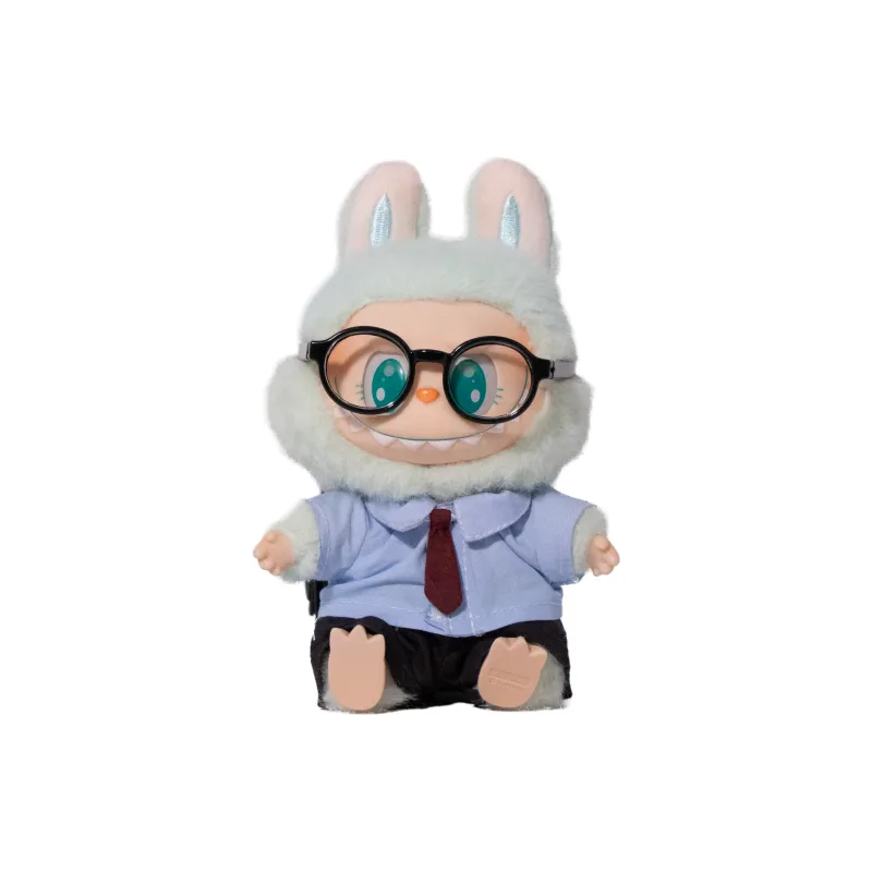 [Modified Doll] POP MART THEMONSTERS ELECTRONIC BLOOD, RESPECT Hang Tag Box Labubu Vinyl, Sitting Party Height 15cm-0