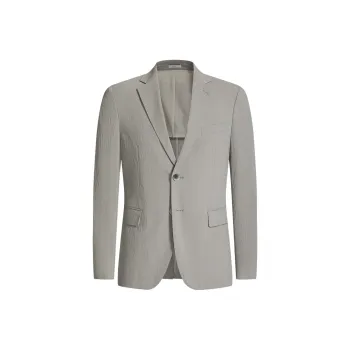 ZIOZIA x TONGQINNANZHUANG Spring Business Suit Men's Light Gray
