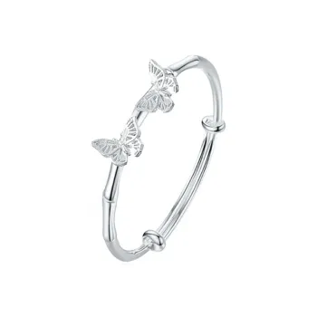 Phoenix Temple Jewelry 999 Fine Silver Sterling Silver Bracelets Women's