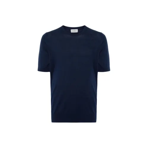 JOHN SMEDLEY Kempton Knitted Cotton T shirt