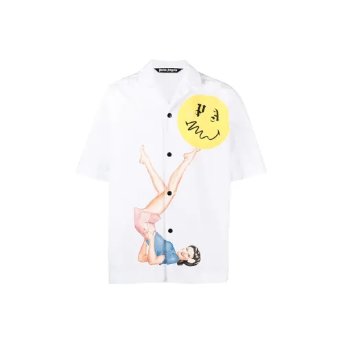 PALM ANGELS Pin Up Bowling Shirt