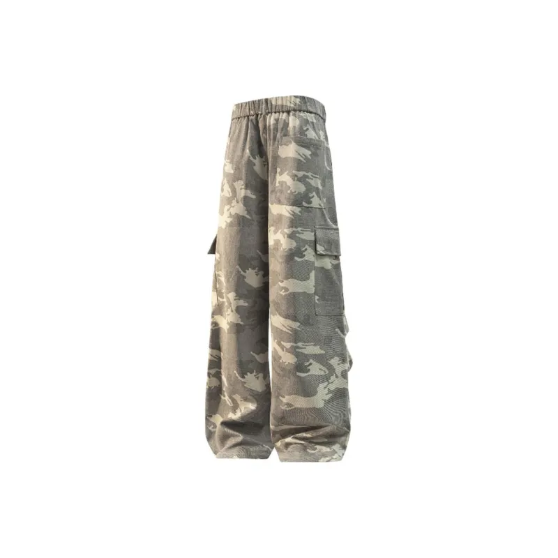 Honey Cargo Pants Unisex Camouflage-1