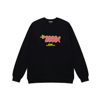 MK MONKEY KING Sweatshirt Unisex Black