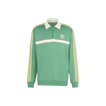 Adidas Originals Collared Sweatshirt Sweatshirt Men's Green