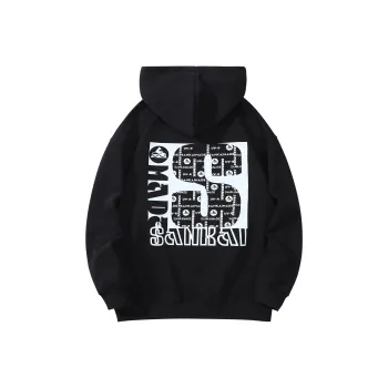 SANKAIMADE Sweatshirts Unisex Black