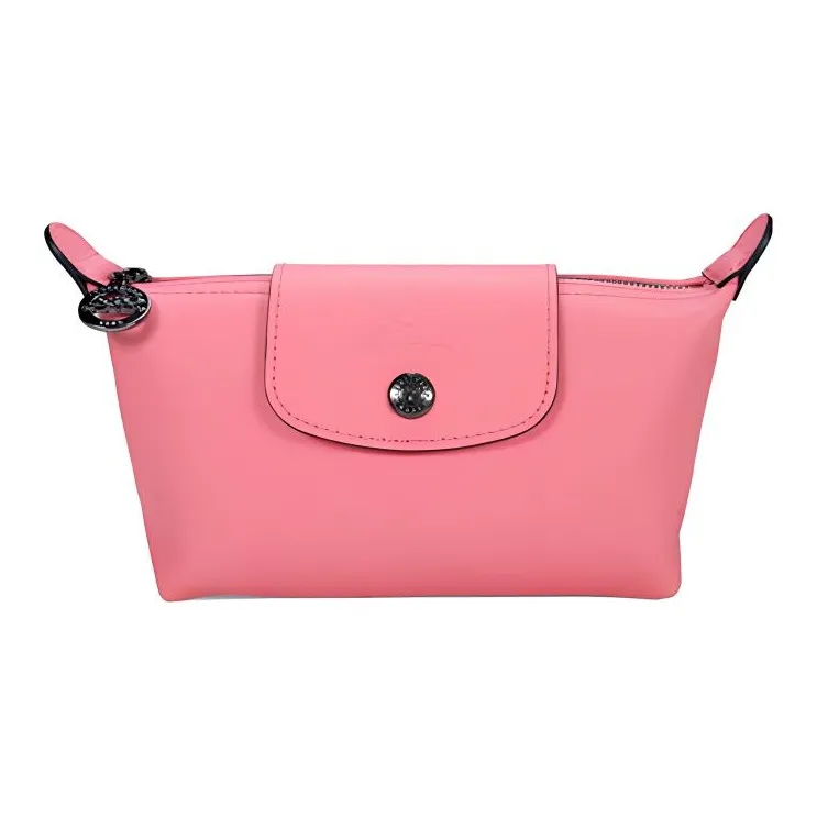 LONGCHAMP Cow Leather Makeup Bags Clutches Regular Women's Pink-0