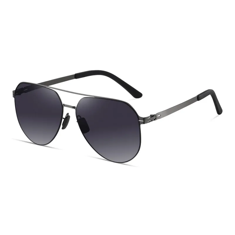 Yamaichi Maru Stainless Steel Round Sunglasses Unisex-3