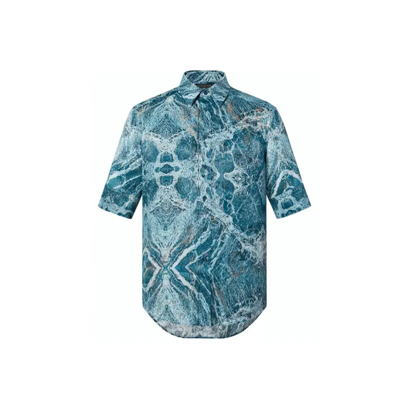 LOUIS VUITTON Shirt Men's Lake Blue-0