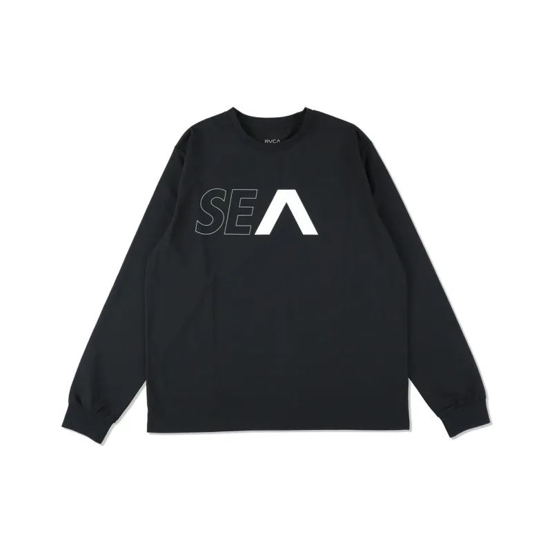 WIND AND SEA x RVCA FW24 T-Shirt Unisex Black-0