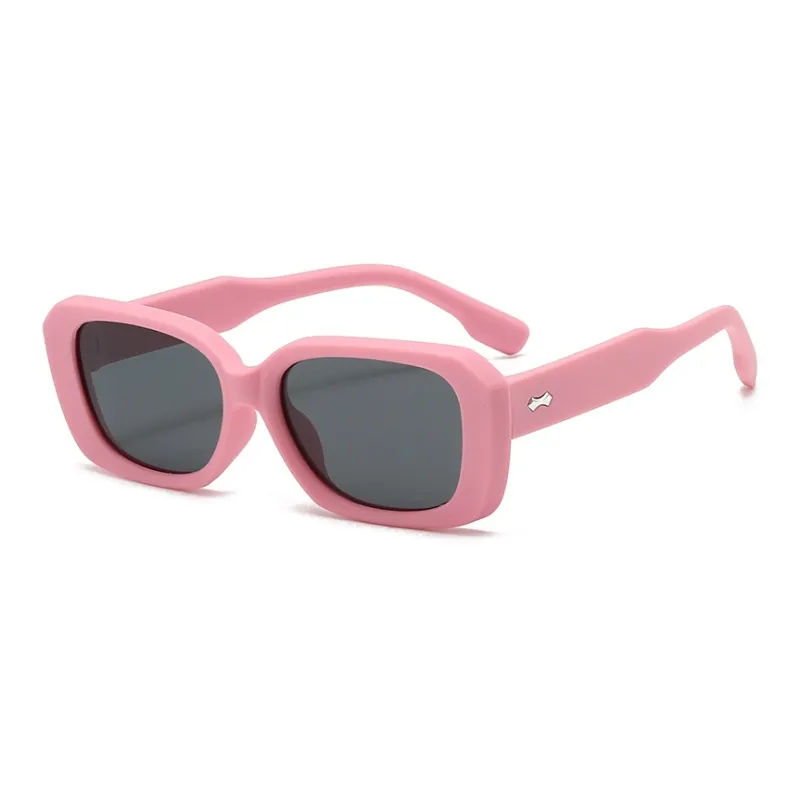 PRETTYALLUSION TPEE Silicone Square Sunglasses Kids'-11