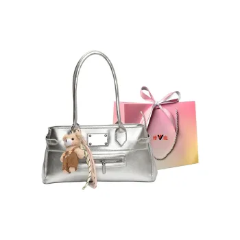 Yalu PU Shoulder Bag Women's Black/Silver/Yellow/White