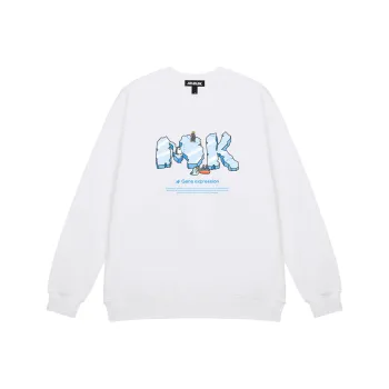 MK MONKEY KING Sweatshirt Unisex White