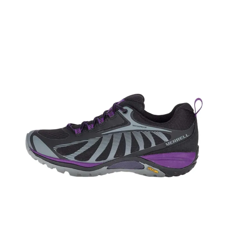MERRELL Siren Edge 3 Low Top Hiking Shoes Women's Black Purple-0