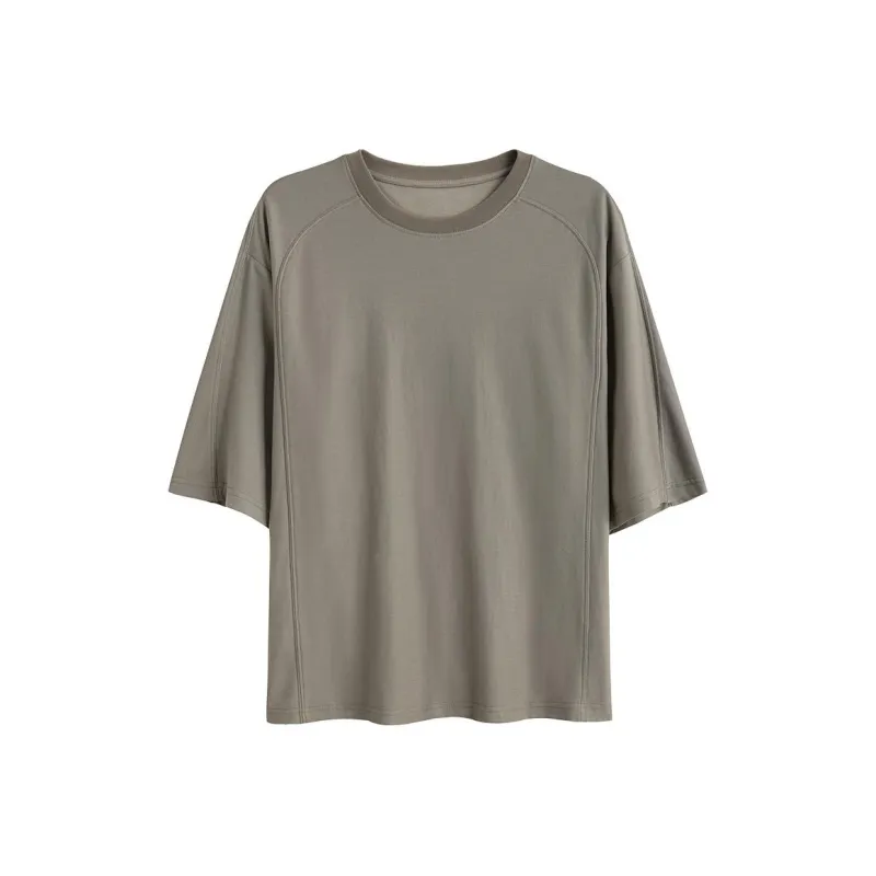 Hacikis T Shirt Men's Green Gray-0