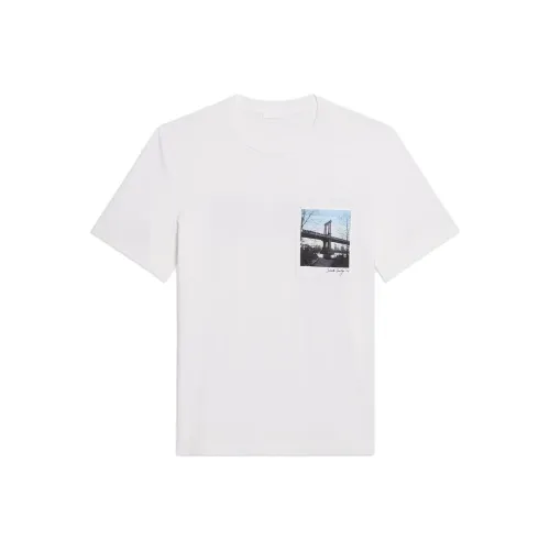 Helmut Calvin New York Bridge Postcard T shirt