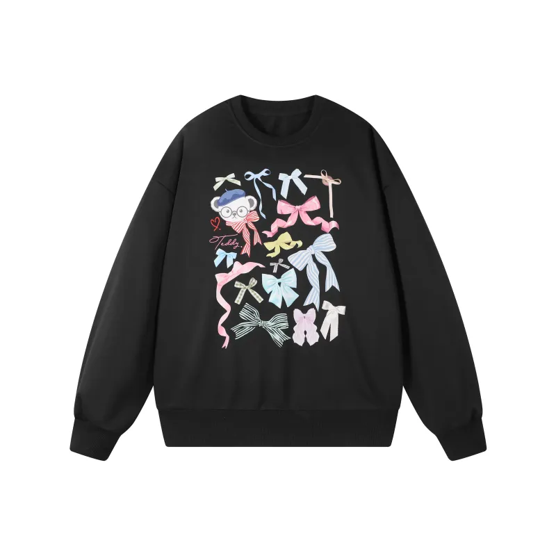 Teddy Bear Collection Parisian Teddy Series Sweatshirt Unisex-0